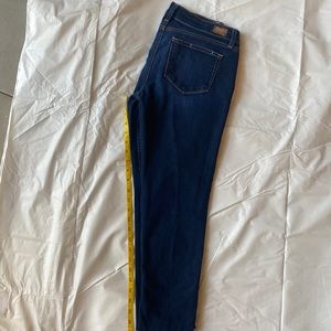 Paige jeans size 4/27 inch waist.  Dark Denim.